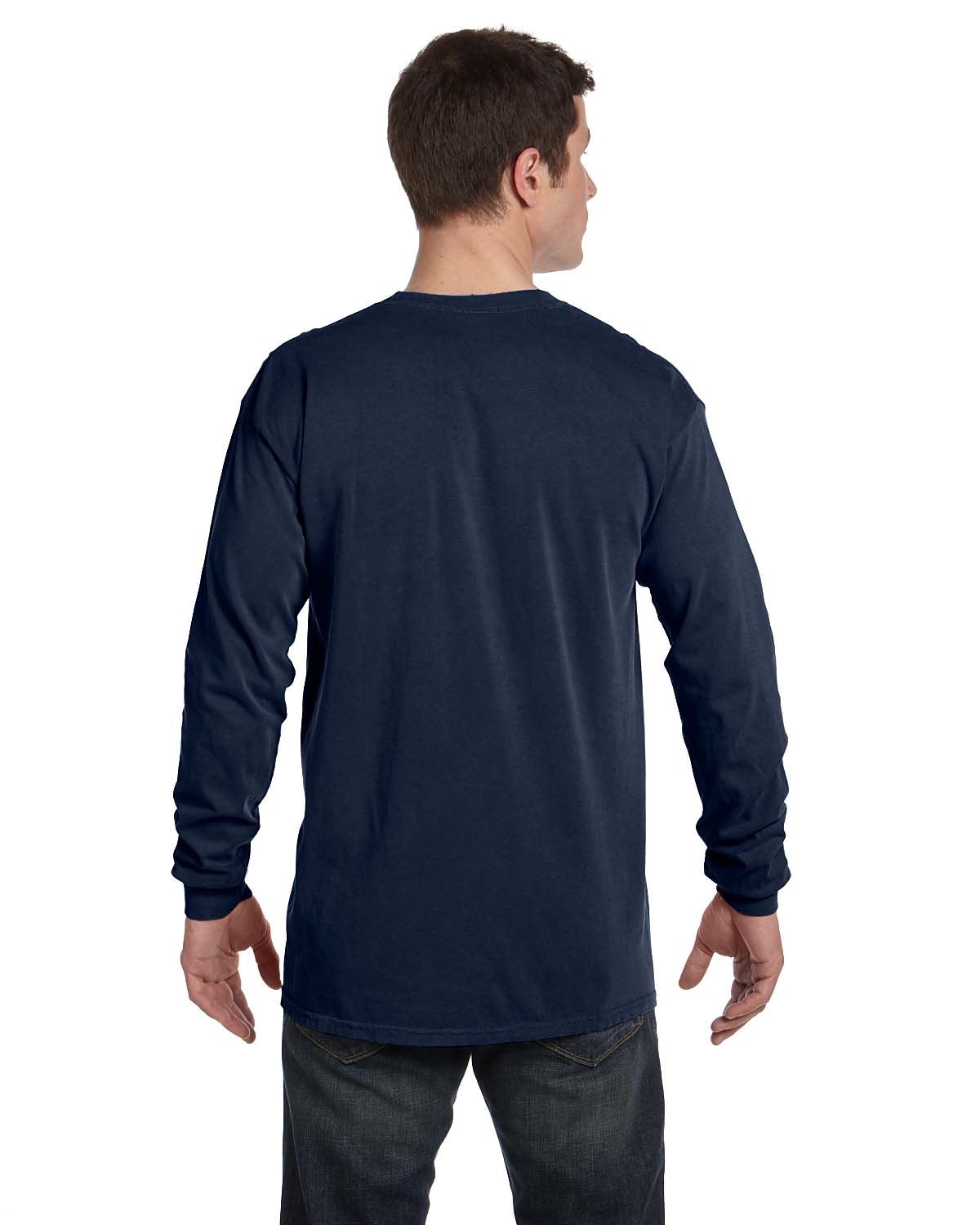 Comfort Colors Mens T-Shirt Long Sleeve Garment Dyed Preshrunk Tee C6014 - Picture 57 of 70