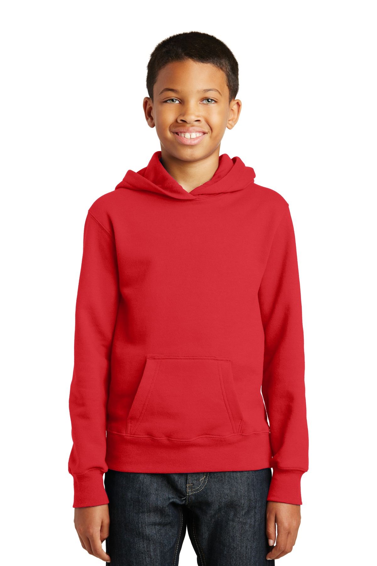 Port & Company Youth Pullover Hooded Sweatshirt Fan Favorite Fleece M-PC850YH - Picture 6 of 19