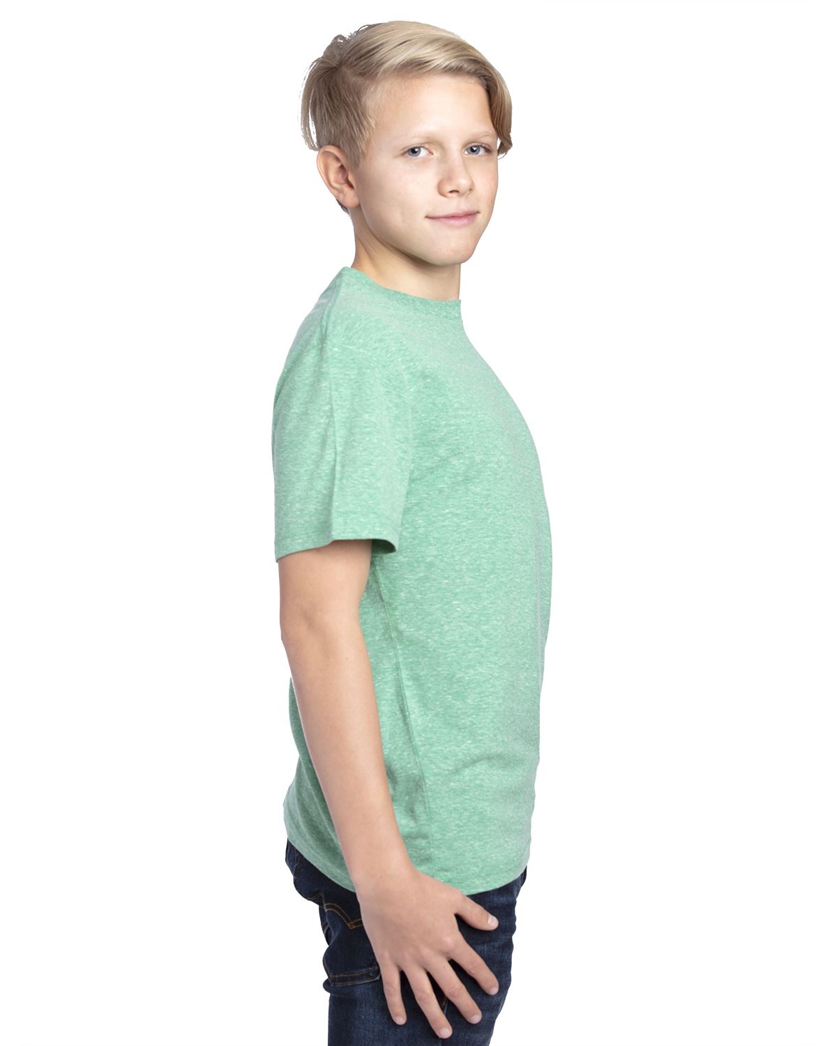 Threadfast Apparel Youth T-Shirt Triblend Side Seamed Sizes XS-XL 602A - Picture 7 of 18