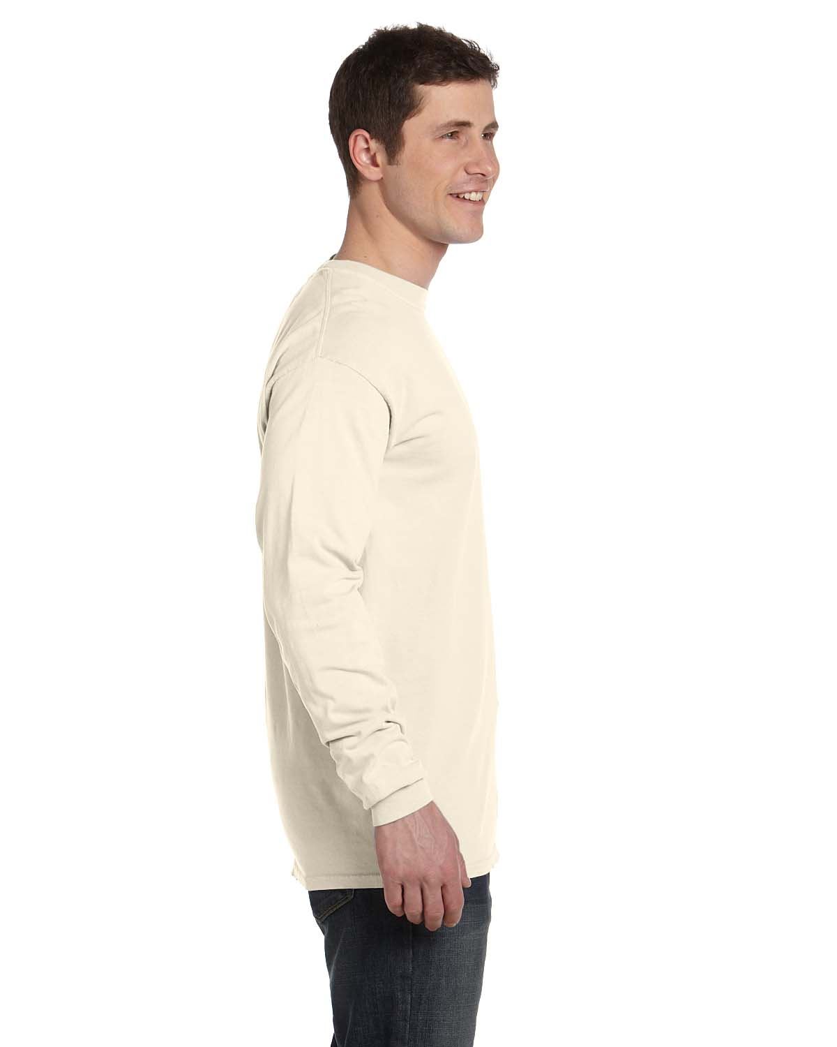 Comfort Colors Mens T-Shirt Long Sleeve Garment Dyed Preshrunk Tee C6014 - Picture 35 of 70