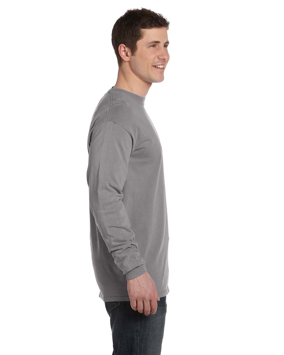 Comfort Colors Mens T-Shirt Long Sleeve Garment Dyed Preshrunk Tee C6014 - Picture 26 of 70