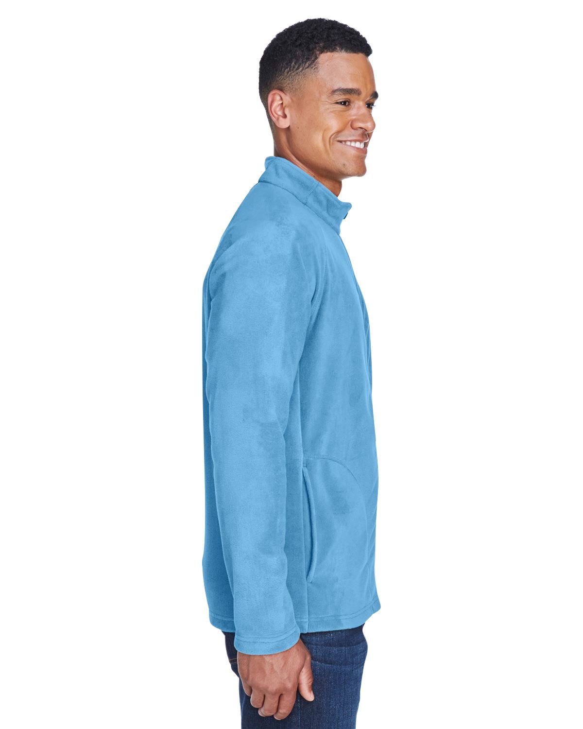 Team 365 Mens Fleece Jacket Campus Microfleece TT90 - Picture 32 of 50