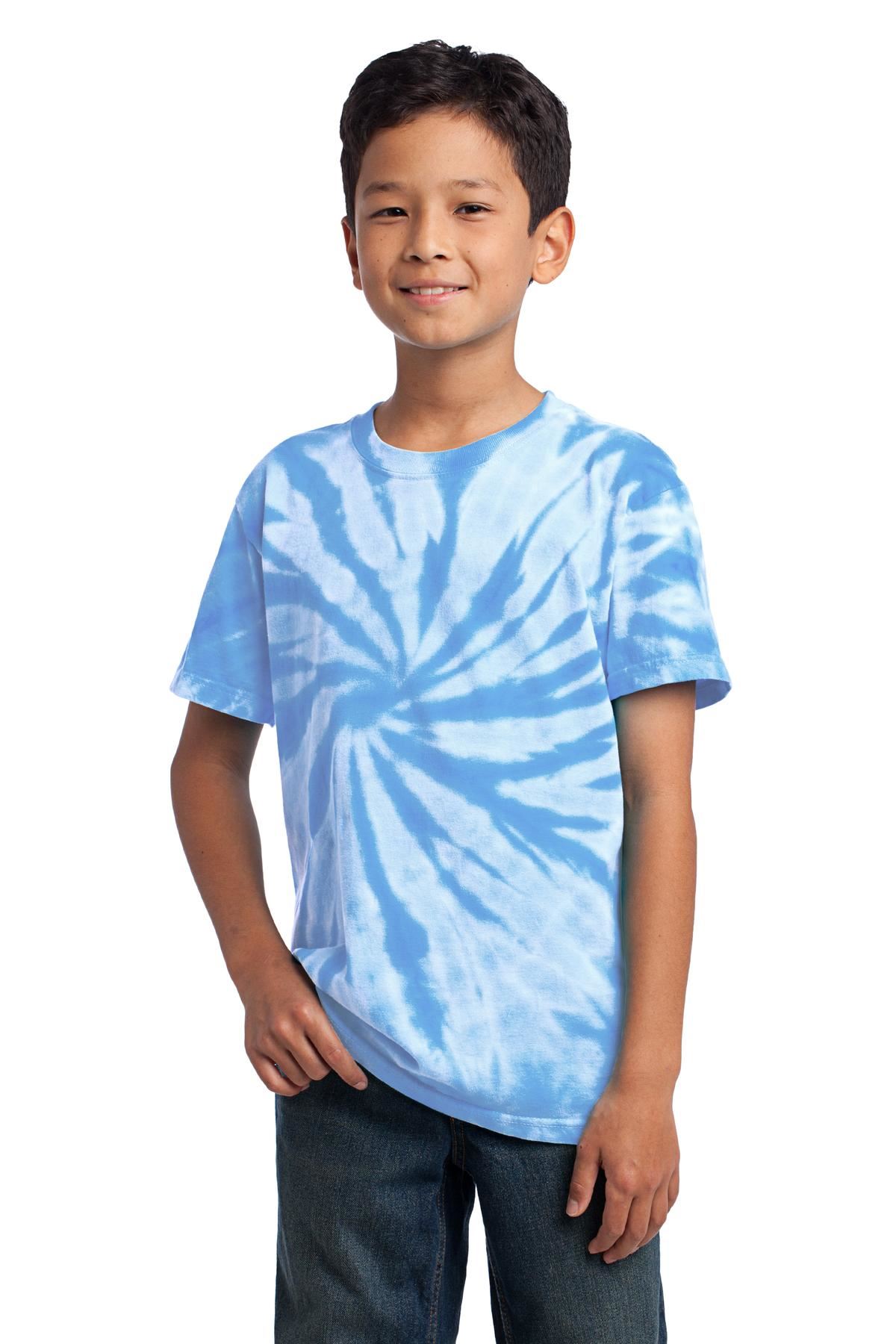 Port & Company Youth Short Sleeve 100% Cotton Tie-Dye T-Shirt PC147Y - Picture 14 of 43