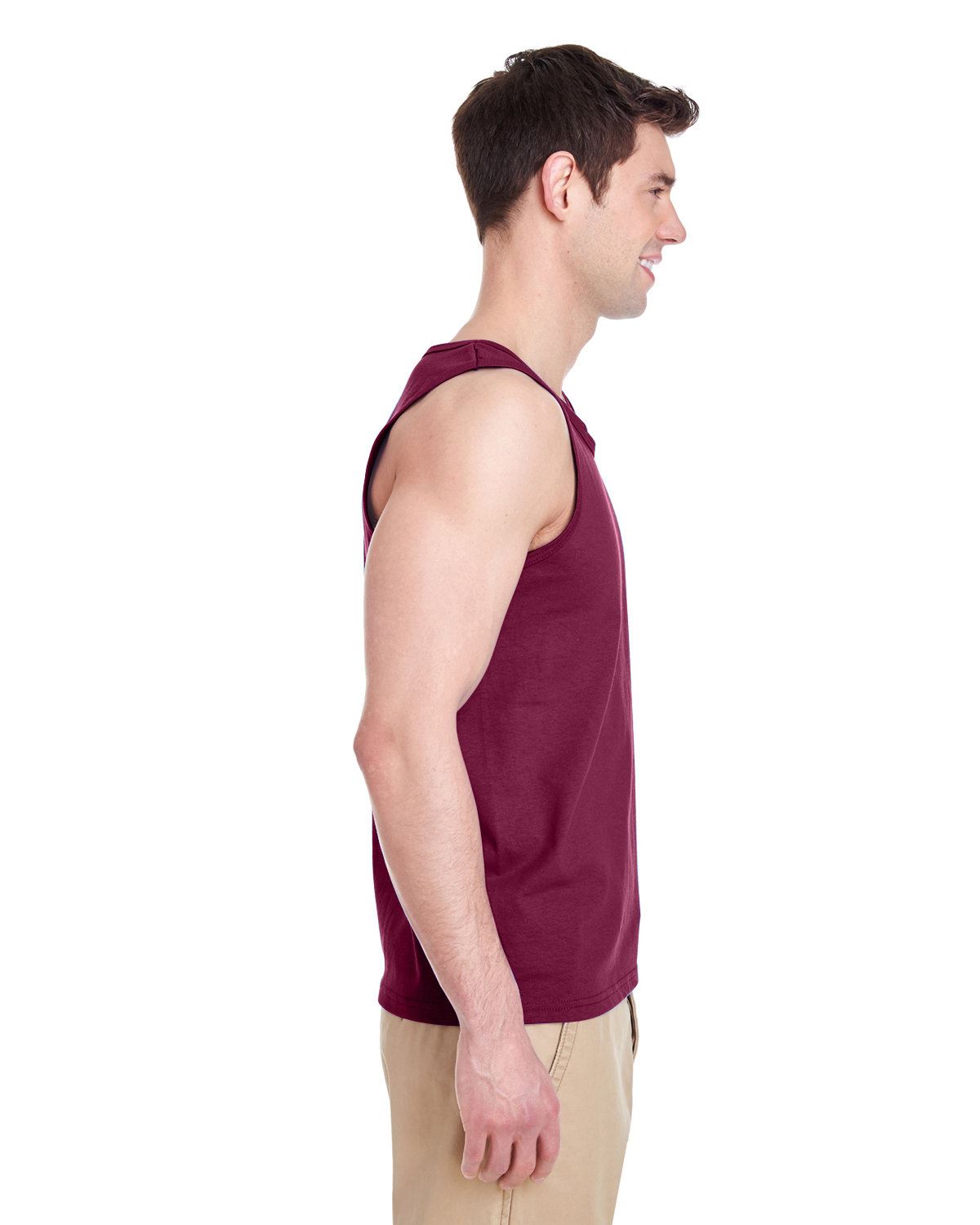 Gildan Adult Heavy Cotton 5.3 oz. Preshrunk Jersey Knit Tank Top G520 XS-3XL - Picture 14 of 47