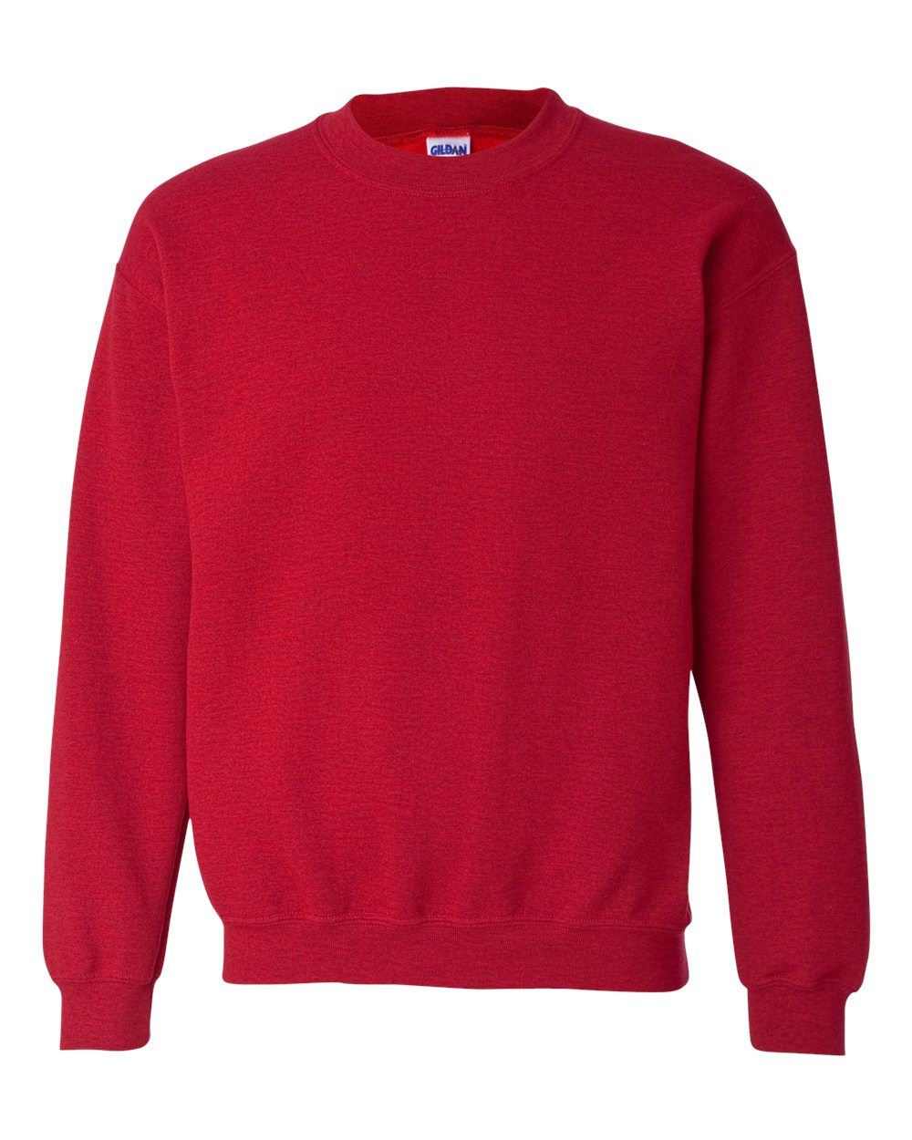 Gildan Adult Cotton/Polyester Crew Neck Heavy Blend Fleece Knit Sweatshirt 18000