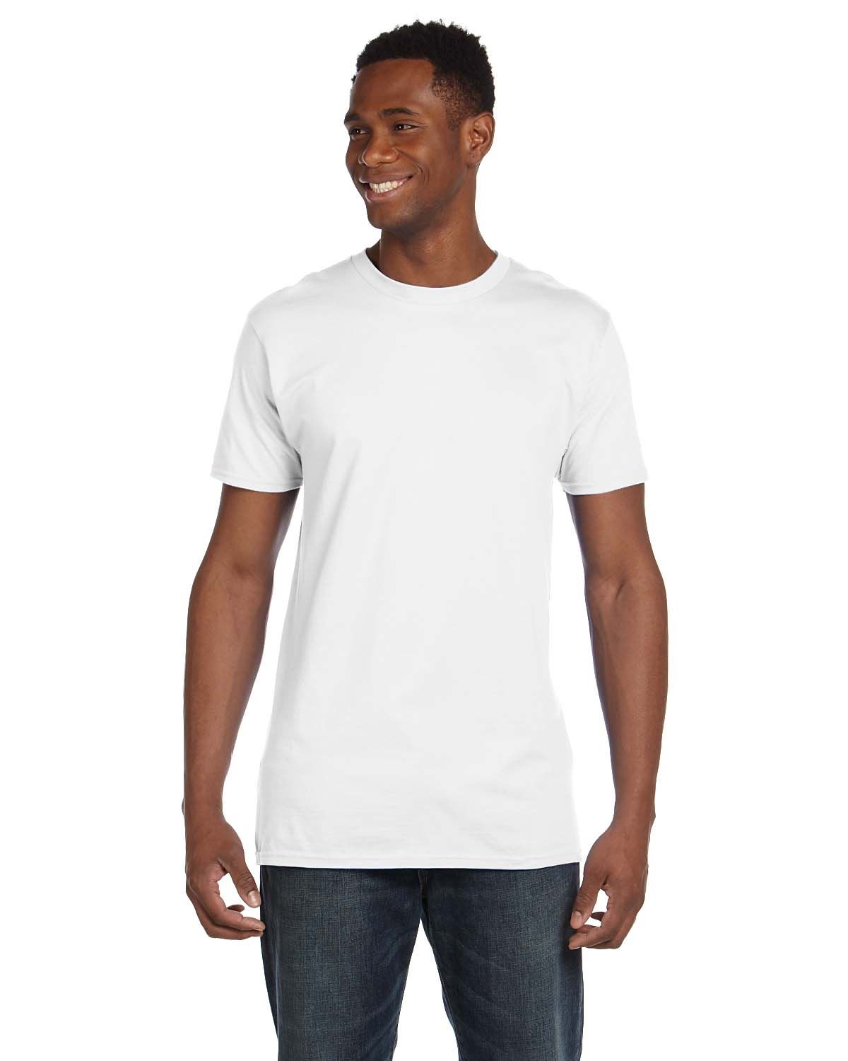 Hanes Mens T-Shirt Ringspun Cotton 4.5 oz Light Weight S-3XL M-4980 - Picture 46 of 49