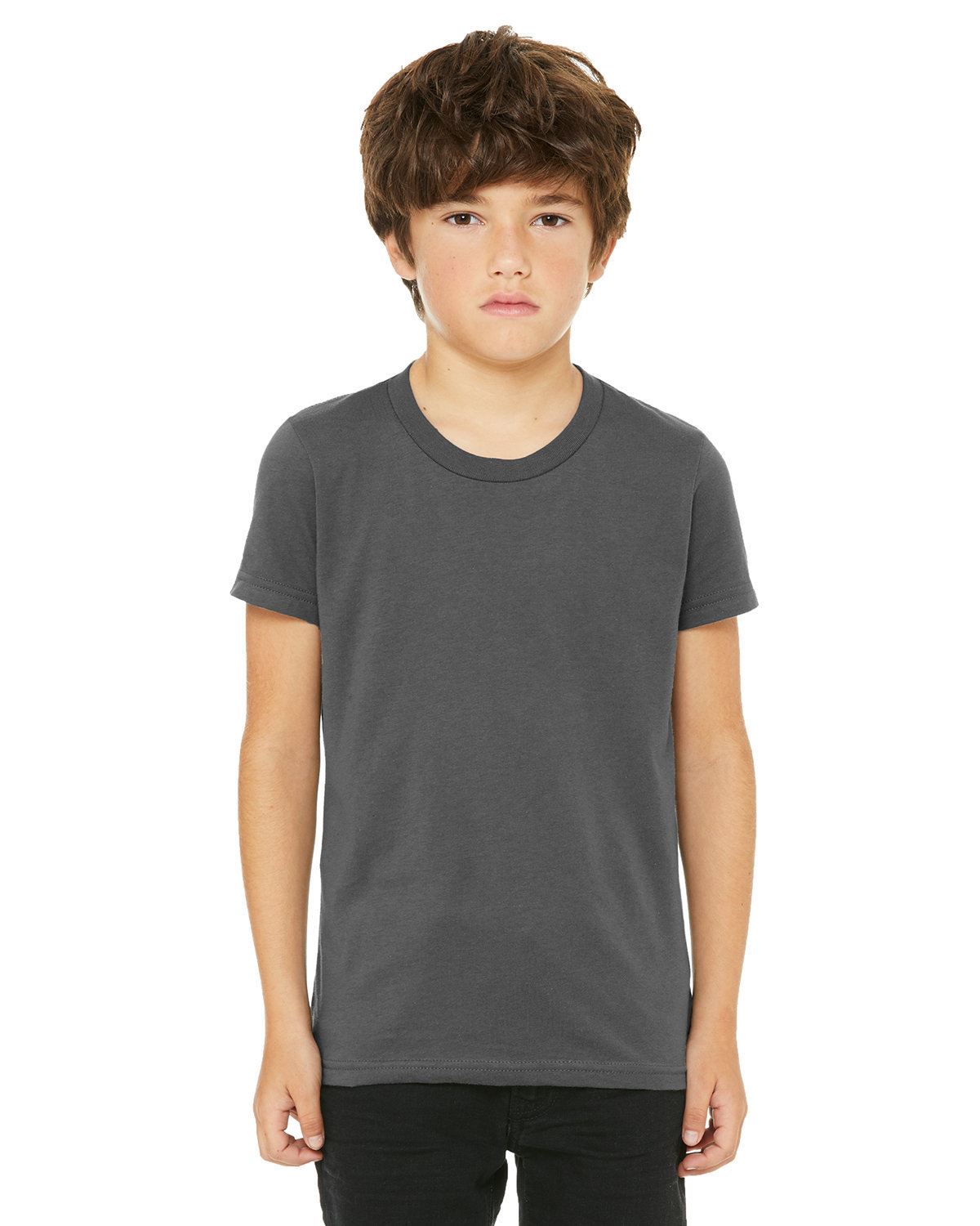 Bella + Canvas Youth Jersey Short-Sleeves Cotton T-Shirt 3001Y - Picture 4 of 41