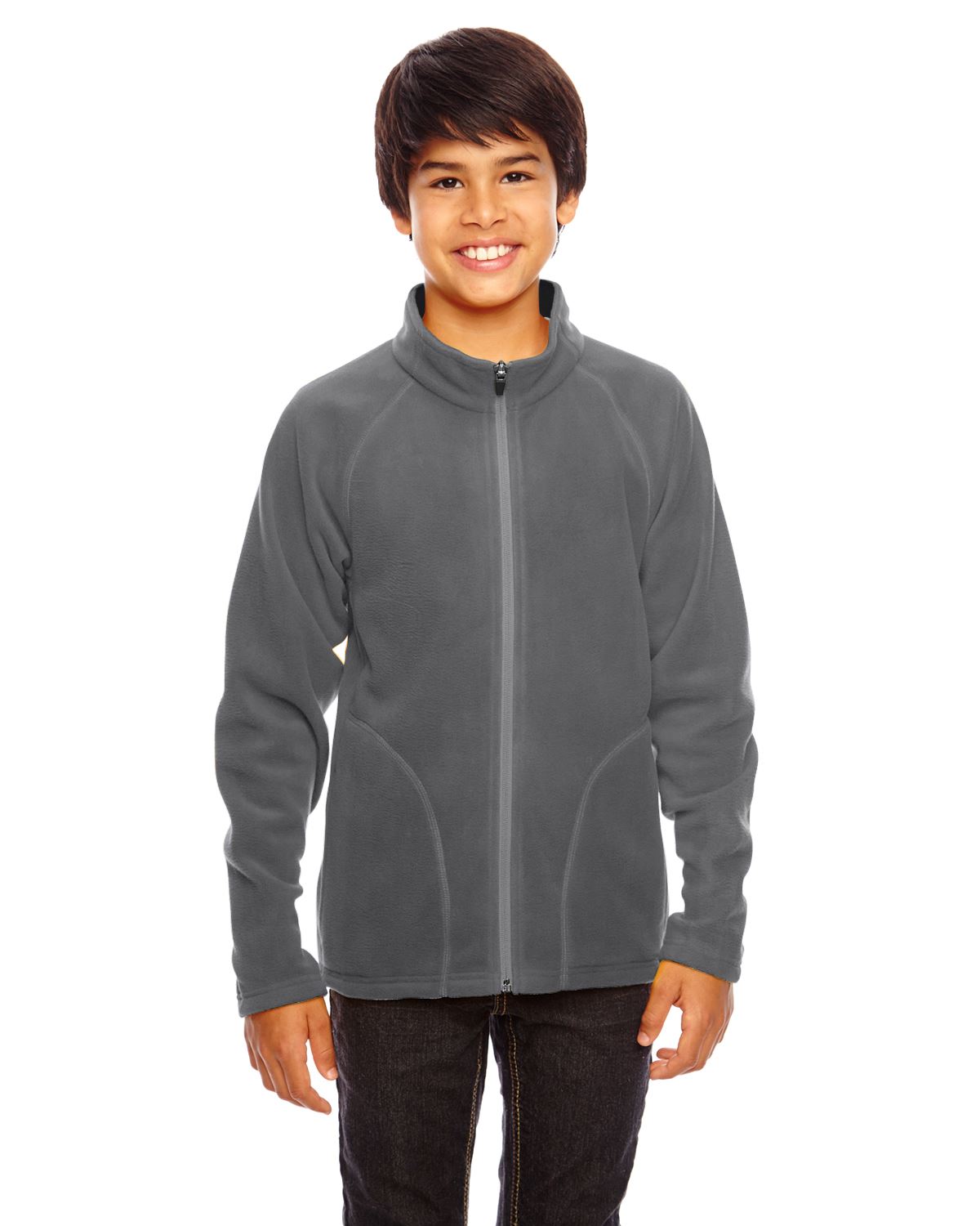 Team 365 Fleece Jacket Youth Campus Microfleece Jacket TT90Y - Picture 21 of 44