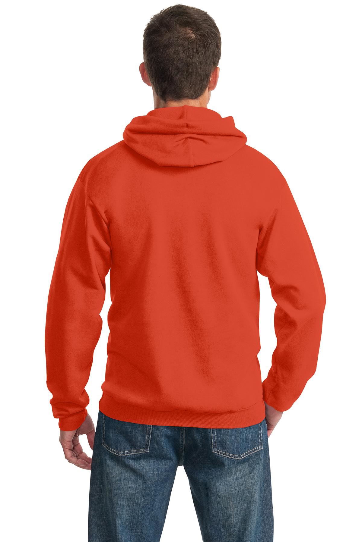 Port & Company 9oz Mens Pullover Hooded Sweatshirt Front Pockets PC90H - Picture 29 of 41