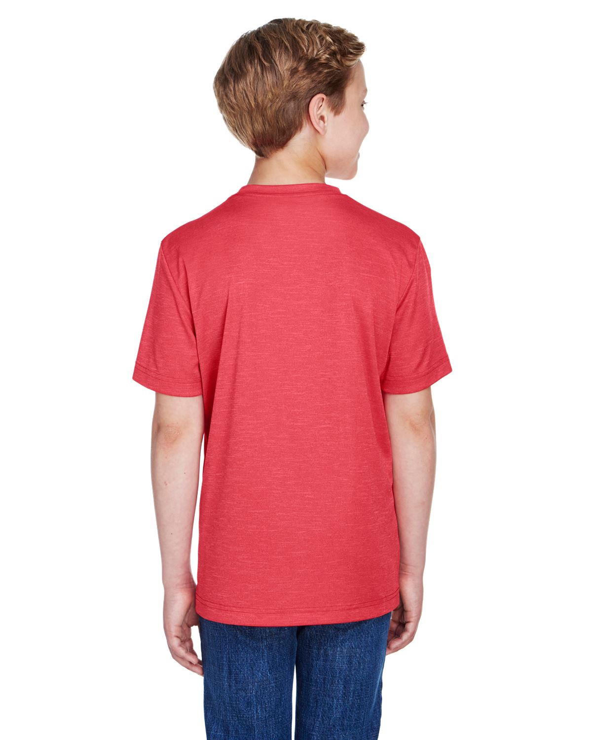 Team 365 T-Shirts Youth Sonic Heather Performance T-Shirt TT11HY - Picture 23 of 26