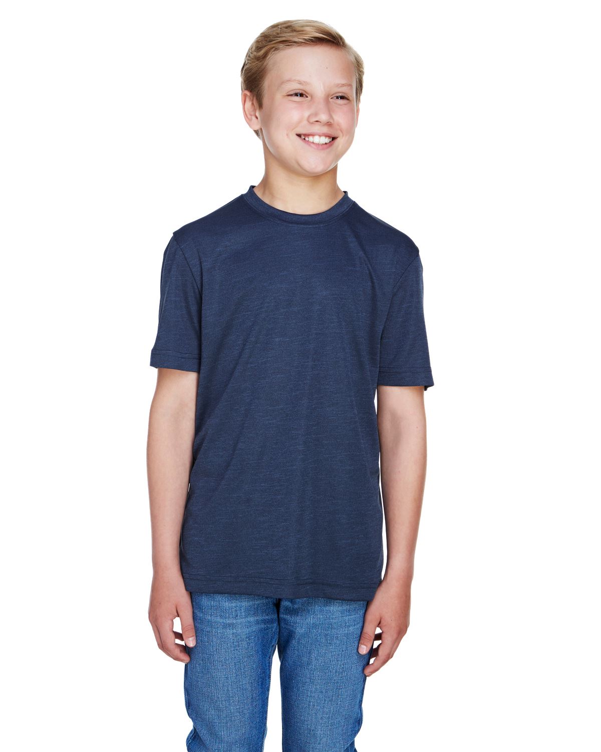 Team 365 T-Shirts Youth Sonic Heather Performance T-Shirt TT11HY - Picture 12 of 26