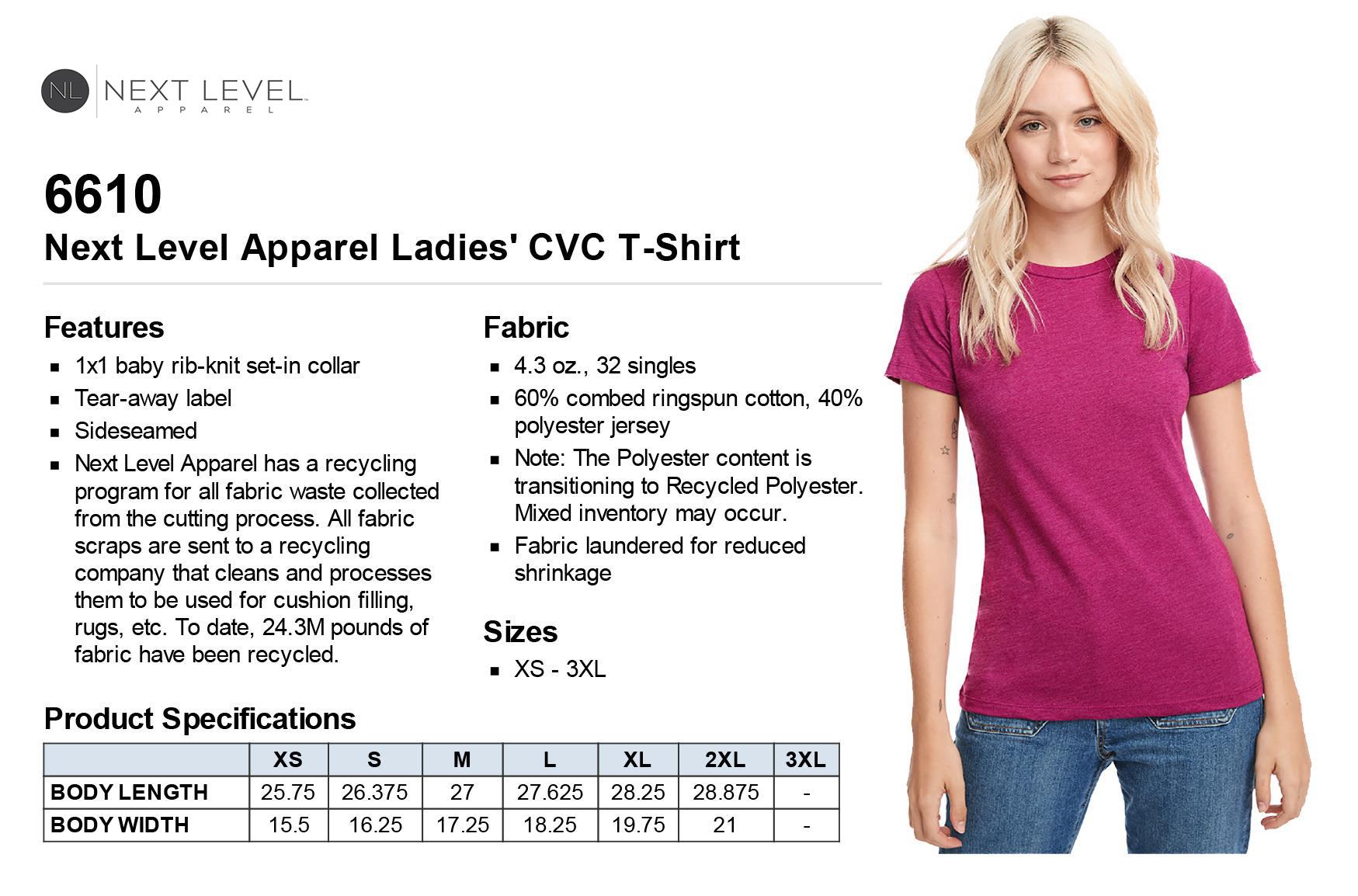 プラム Next Level Apparel Womens Short Sleeves Crew Neck T-Shirt 6610 | eBay