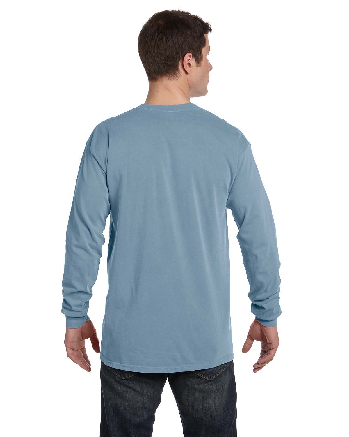 Comfort Colors Mens T-Shirt Long Sleeve Garment Dyed Preshrunk Tee C6014 - Picture 28 of 70