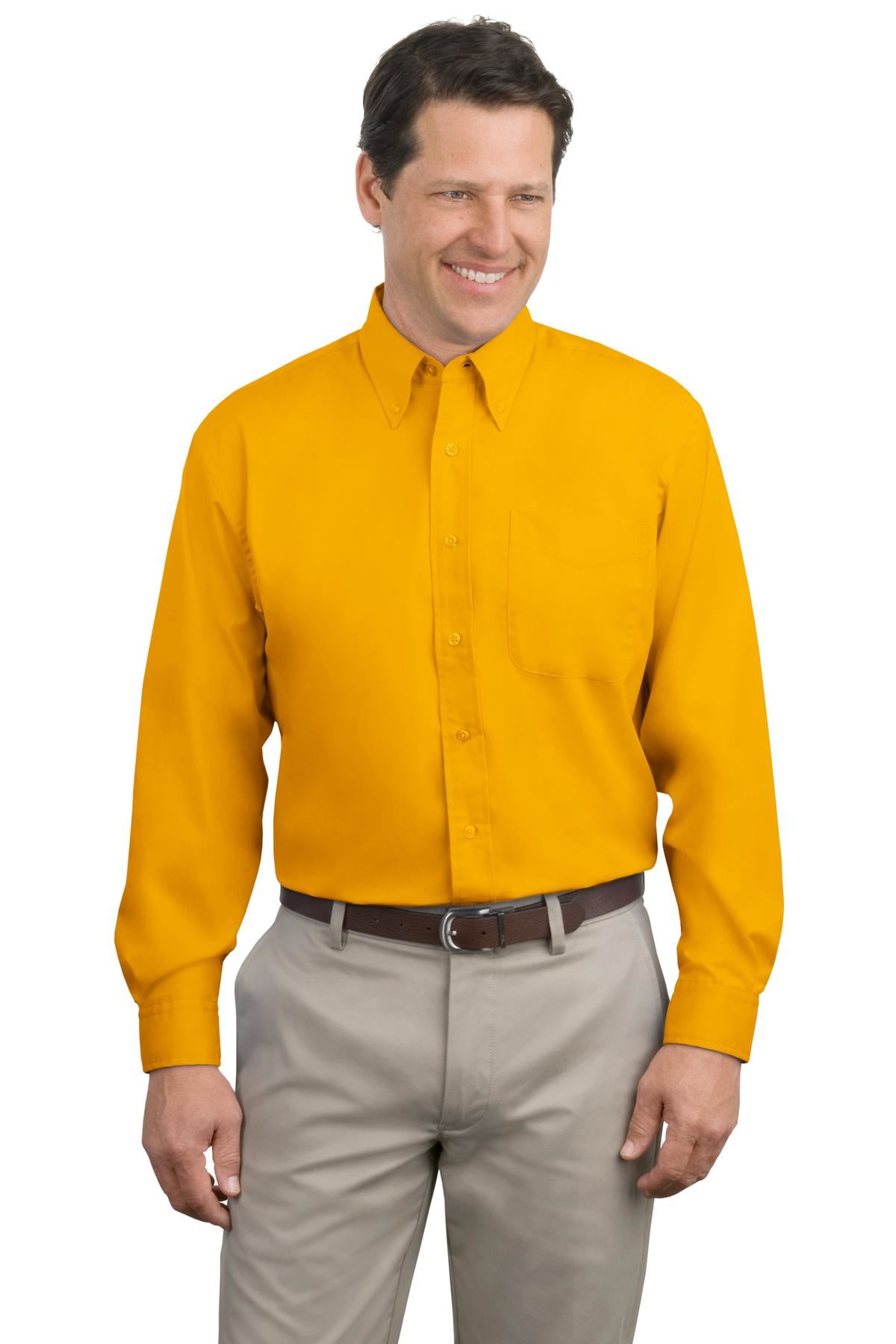 Port Authority Long Sleeve Button Down collar Easy Care Shirt S608 - Picture 21 of 51