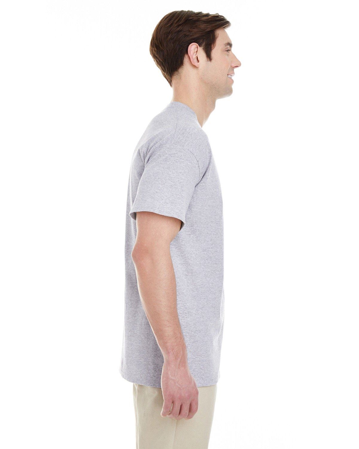 Gildan Mens Heavy Cotton Double Needle Pocket T-Shirt G530 5300 - Picture 38 of 41
