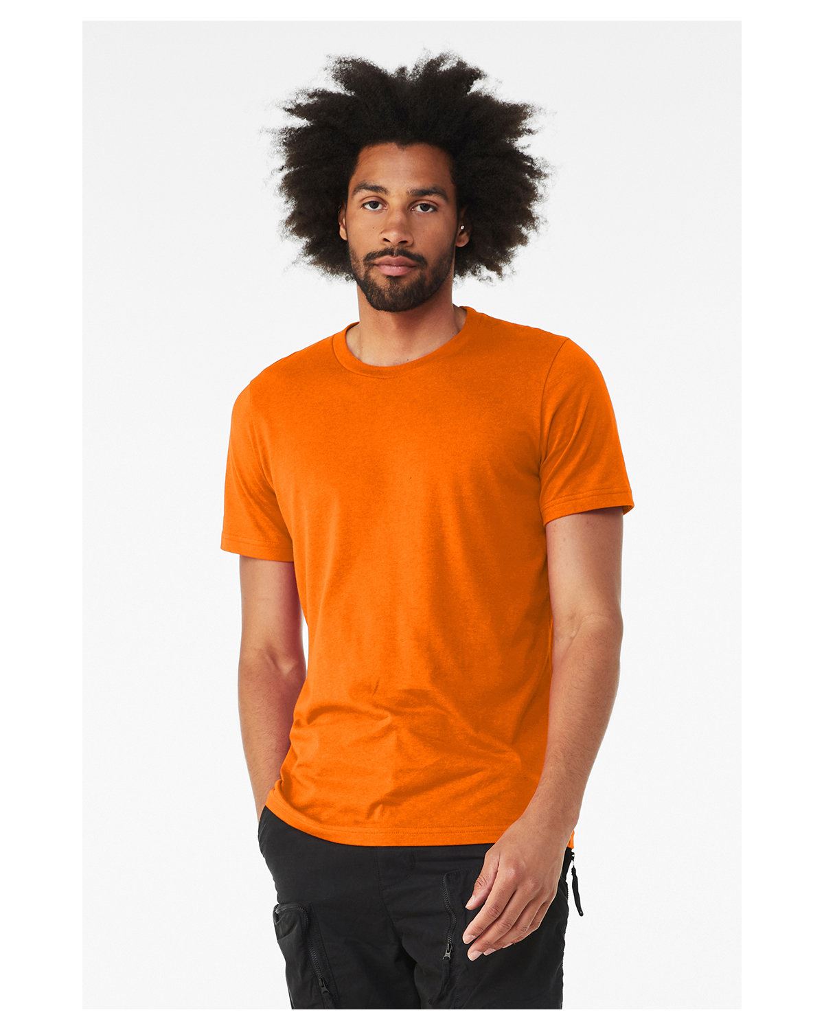 BELLA+CANVAS Unisex Short Sleeve Heather CVC Crew Neck Stylish T-Shirt 3001CVC - Picture 48 of 51