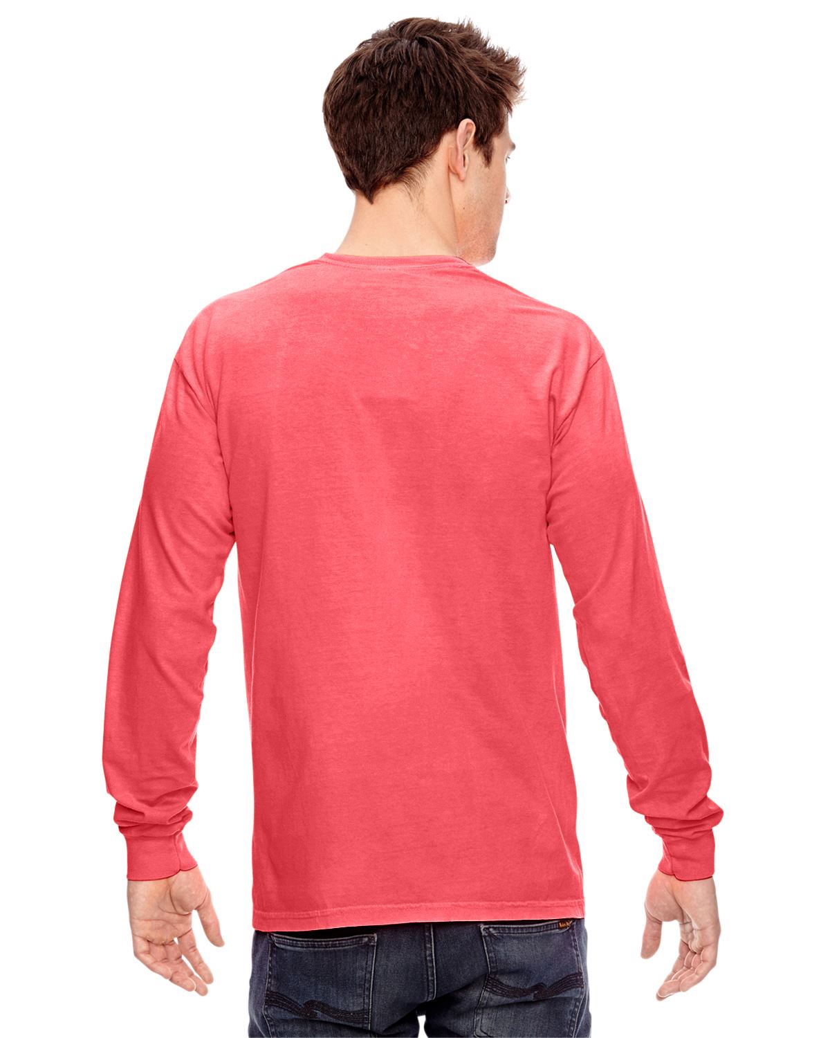 Comfort Colors Mens T-Shirt Long Sleeve Garment Dyed Preshrunk Tee C6014 - Picture 43 of 70