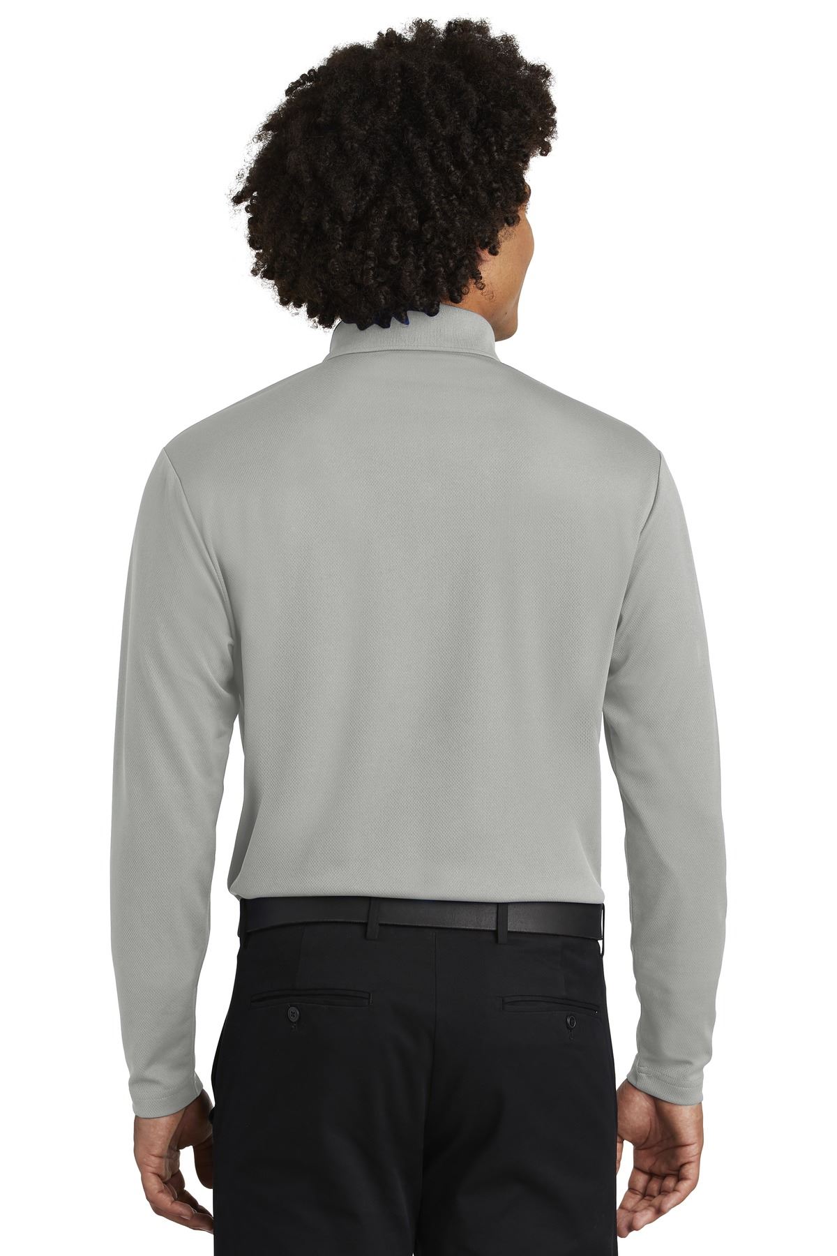 Sport-Tek Mens Long Sleeves Dry Fit  Performance Golf Polo T-Shirt ST640LS - Picture 11 of 19