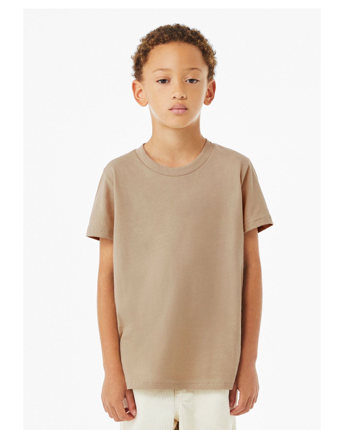 Bella + Canvas Youth Jersey Short-Sleeves Cotton T-Shirt 3001Y - Picture 34 of 41