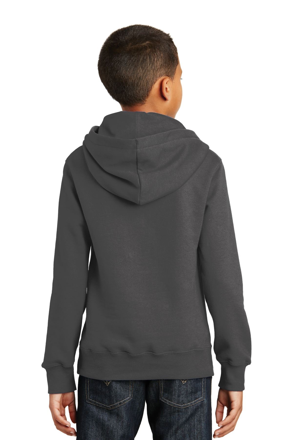 Port & Company Youth Pullover Hooded Sweatshirt Fan Favorite Fleece M-PC850YH - Picture 9 of 19