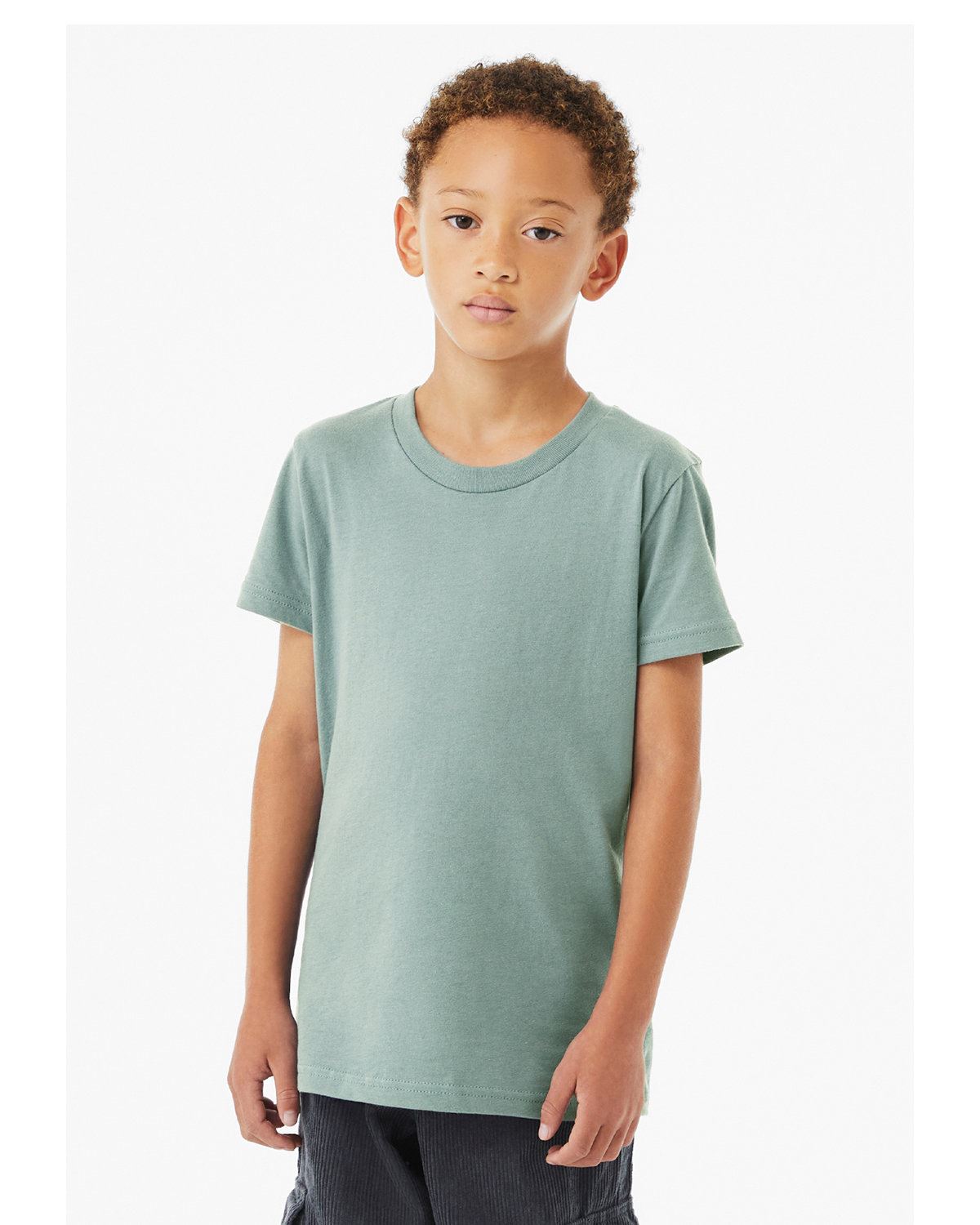 Bella + Canvas Youth Jersey Short-Sleeves Cotton T-Shirt 3001Y - Picture 12 of 41