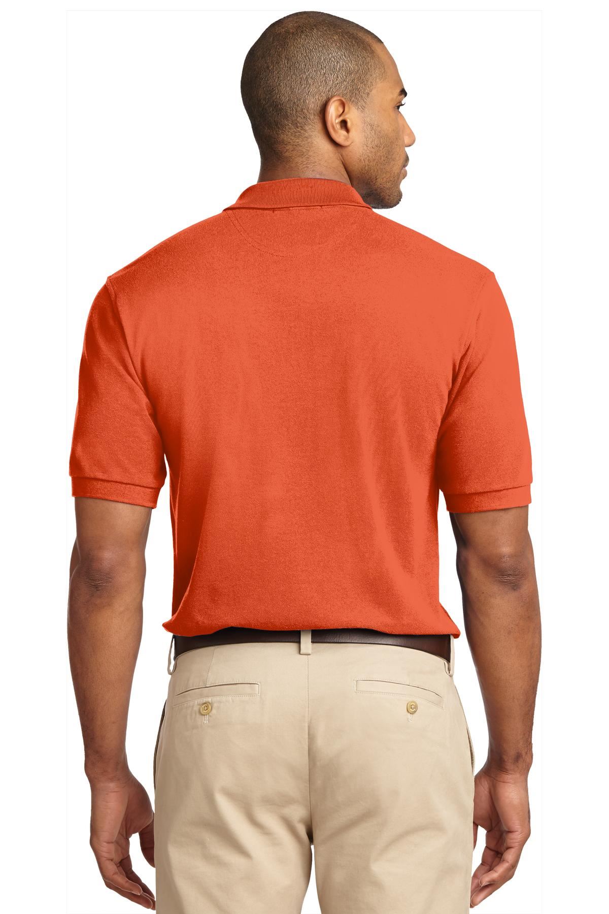 Port Authority Mens Short Sleeve Heavyweight Cotton Pique Polo Shirt K420 - Picture 22 of 42