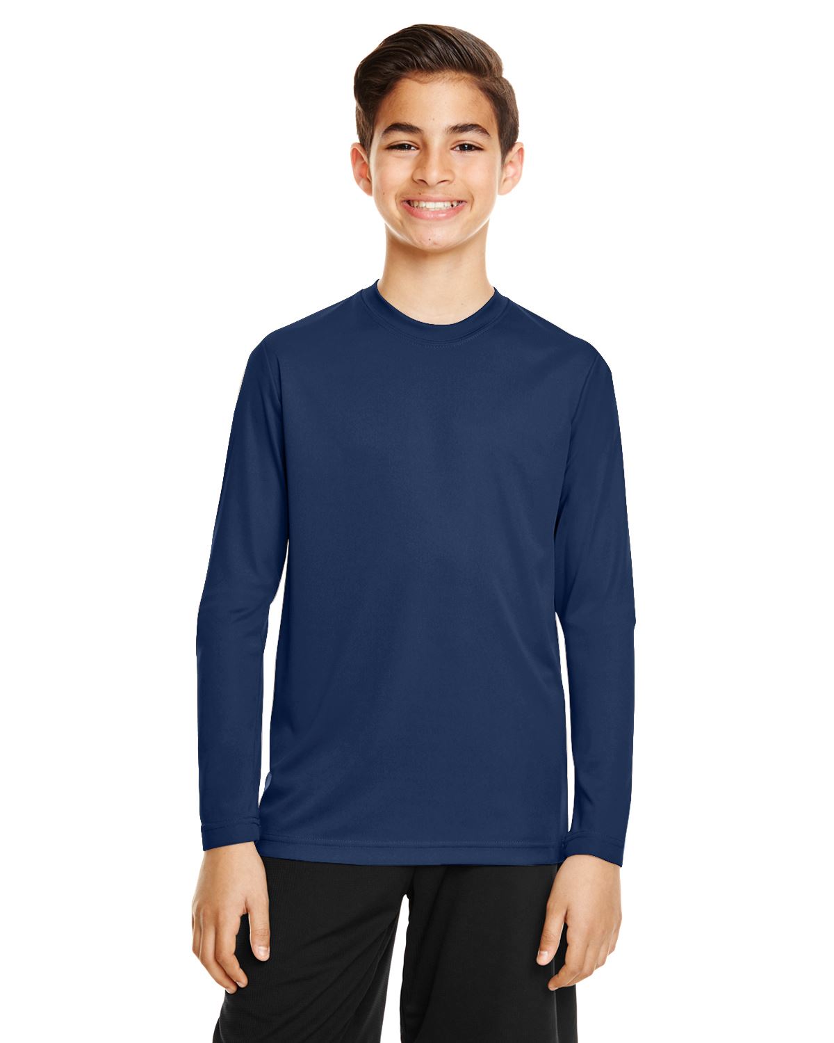 Team 365 T-Shirts Youth Zone Performance Long-Sleeve T-Shirt TT11YL - Picture 12 of 41