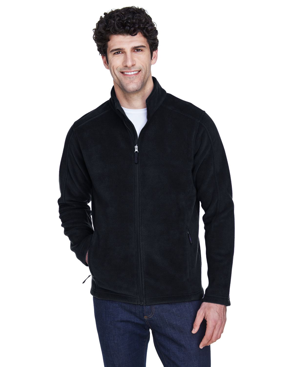 Core 365 Mens Tall Journey Fleece Jacket 88190T - Picture 3 of 11