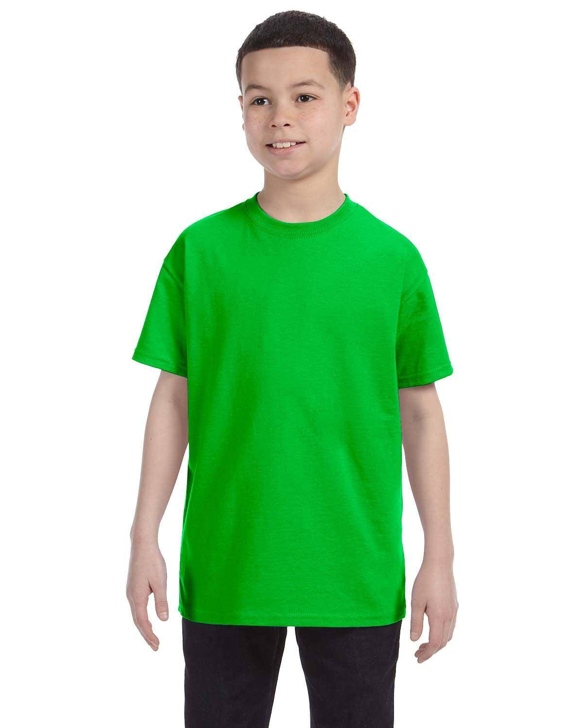 Gildan Youth Short Sleeves Heavy Cotton 5.3 oz XS-XL T-Shirt MG500B - Picture 13 of 31