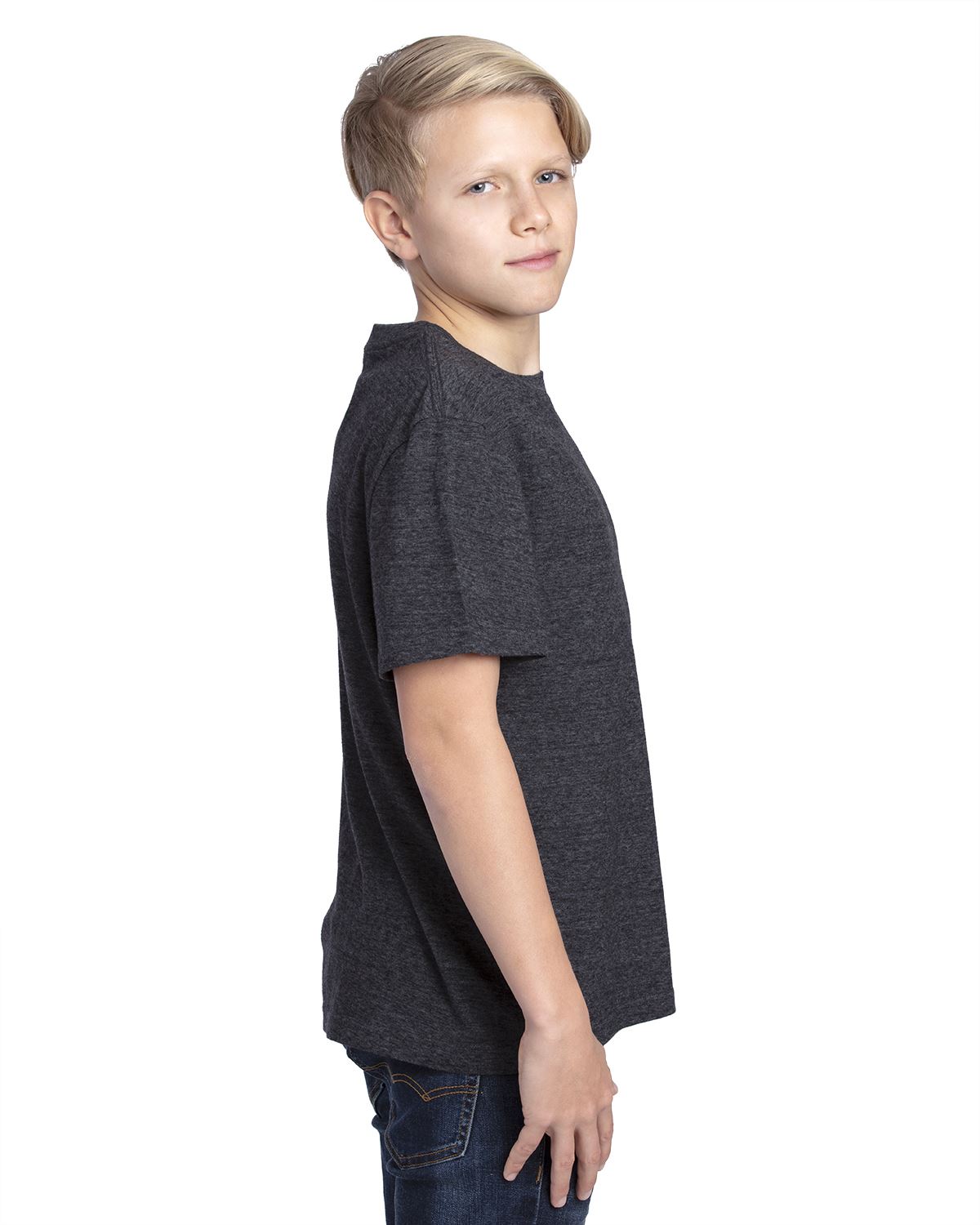 Threadfast Apparel Youth T-Shirt Triblend Side Seamed Sizes XS-XL 602A - Picture 4 of 18