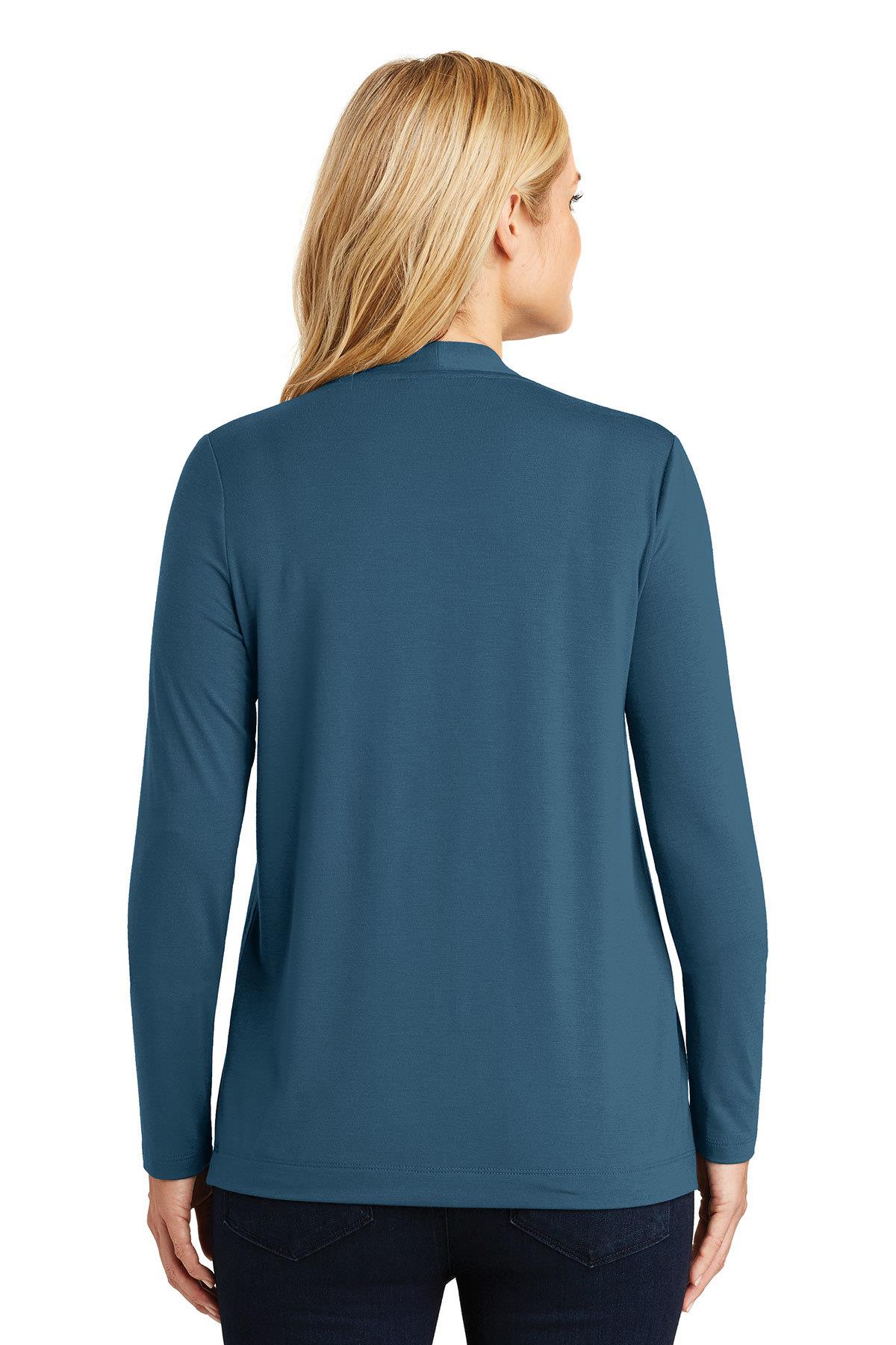 Port Authority Womens Concept Open Shawl Collar Cardigan L5430 - Picture 8 of 11