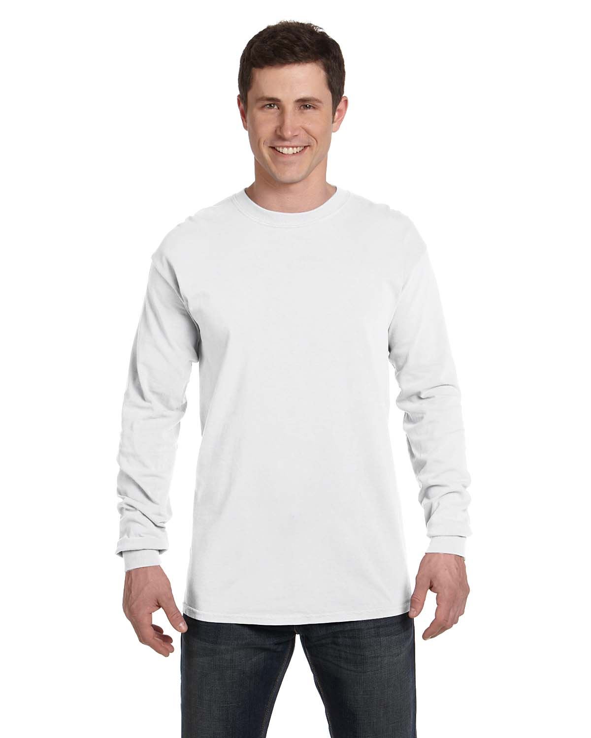 Comfort Colors Mens T-Shirt Long Sleeve Garment Dyed Preshrunk Tee C6014 - Picture 68 of 70