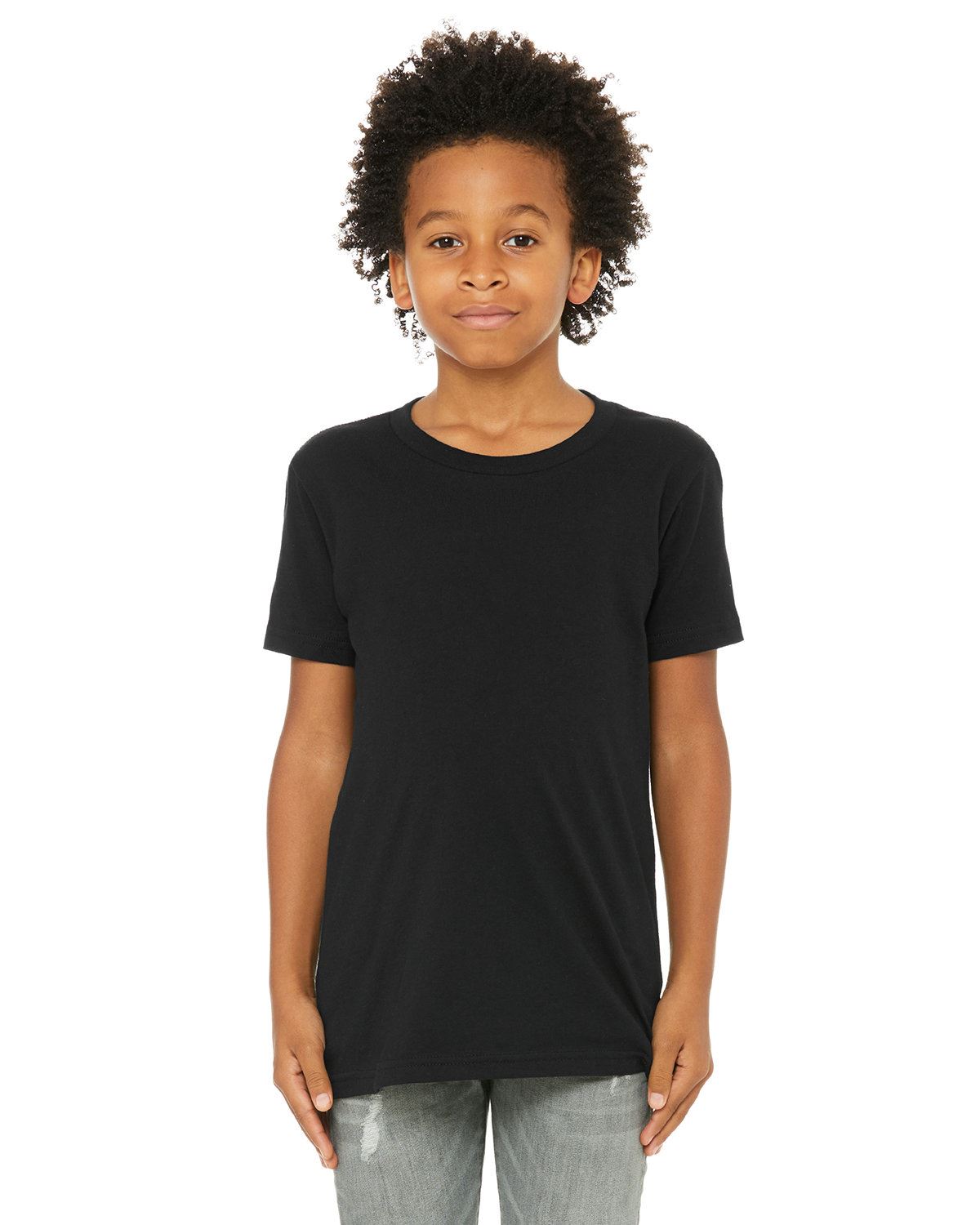 Bella + Canvas Youth Jersey Short-Sleeves Cotton T-Shirt 3001Y - Picture 6 of 41