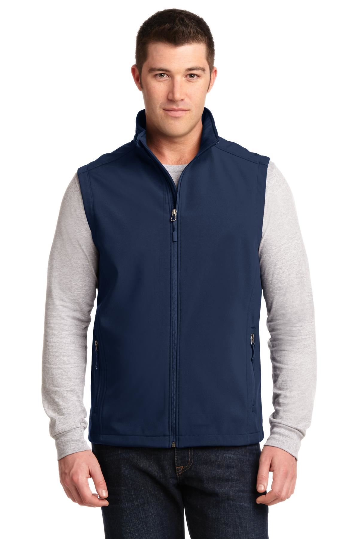 Port Authority Mens Core Soft Shell Water Resistant Vest J325 - Picture 7 of 8