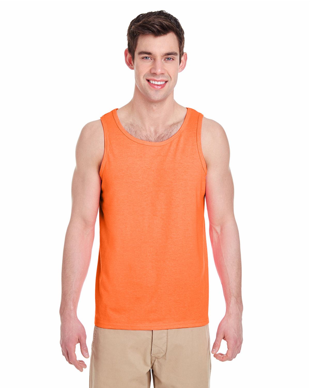 Gildan Adult Heavy Cotton 5.3 oz. Preshrunk Jersey Knit Tank Top G520 XS-3XL - Picture 21 of 47