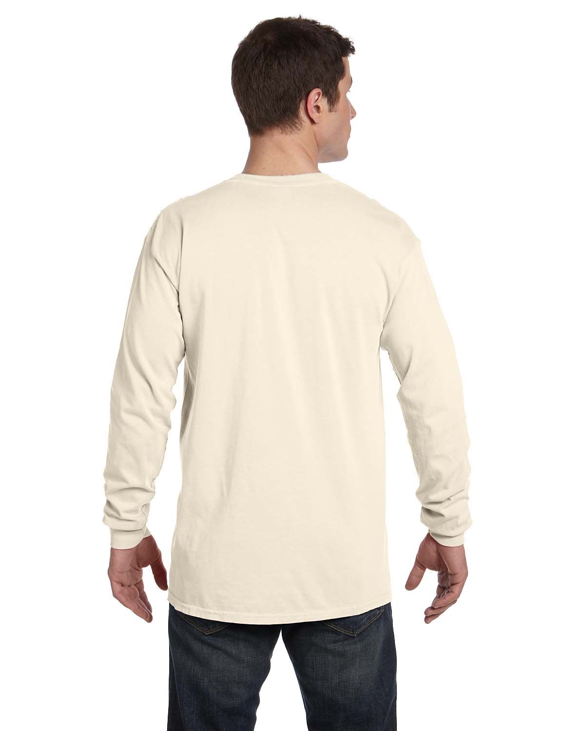 Comfort Colors Mens T-Shirt Long Sleeve Garment Dyed Preshrunk Tee C6014 - Picture 34 of 70