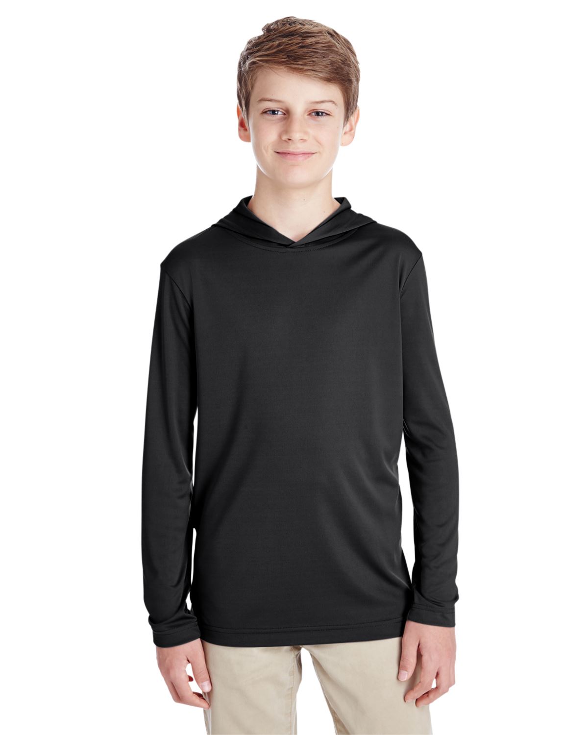 Team 365 Youth Pull Over Hoodie 100% Polyester Performance Hoodie TT41Y - Picture 3 of 26