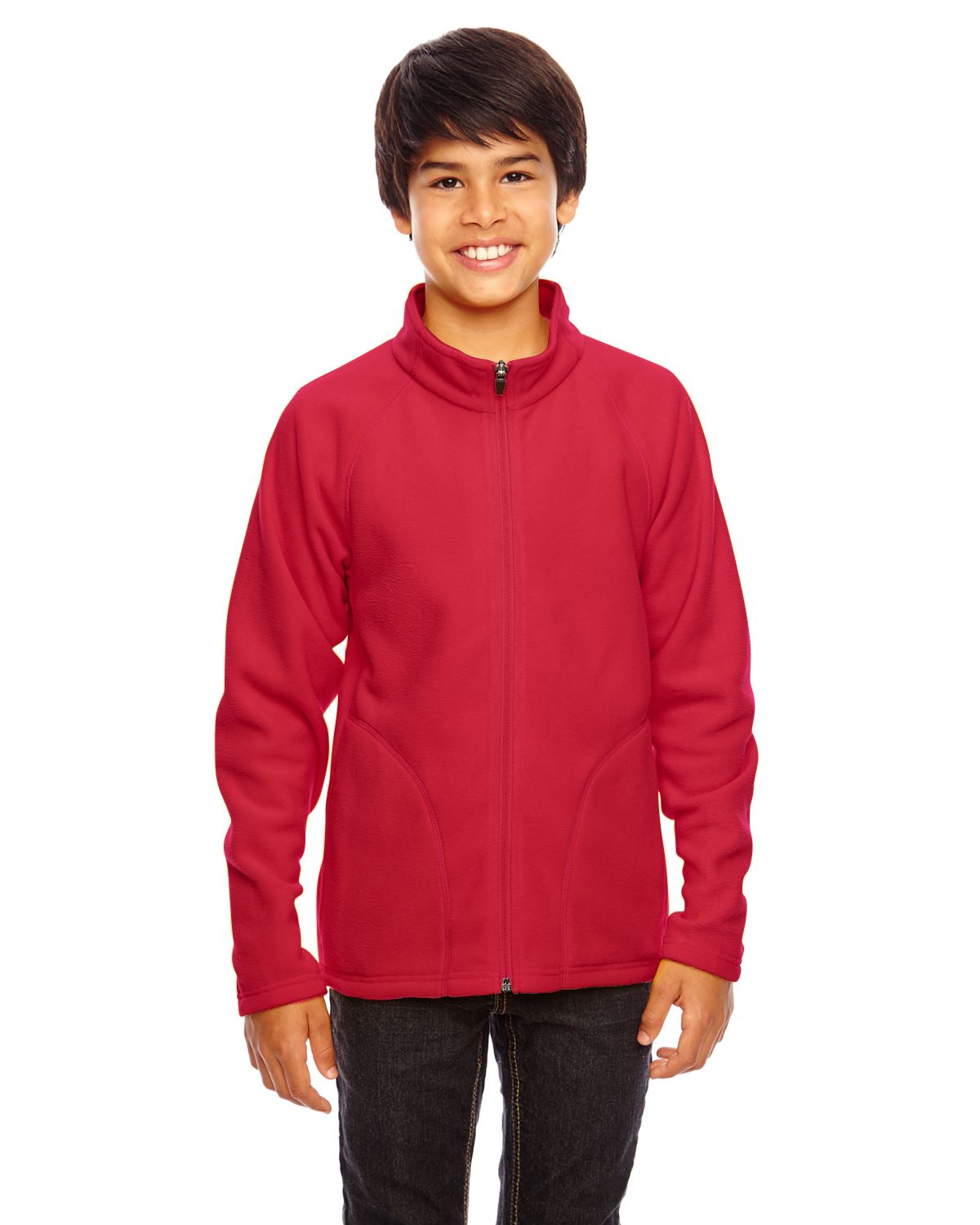 Team 365 Fleece Jacket Youth Campus Microfleece Jacket TT90Y - Picture 36 of 44