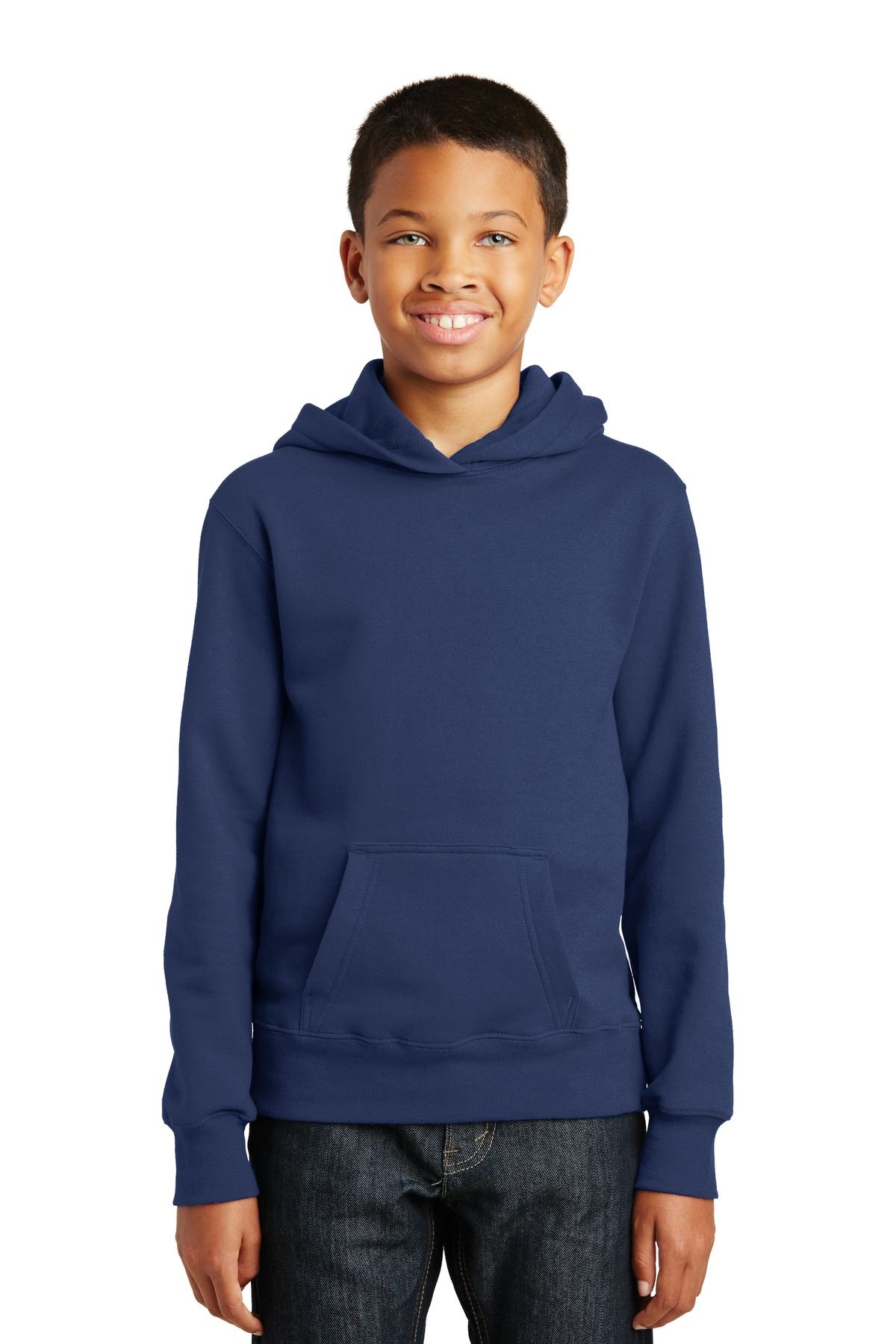 Port & Company Youth Pullover Hooded Sweatshirt Fan Favorite Fleece M-PC850YH - Picture 14 of 19