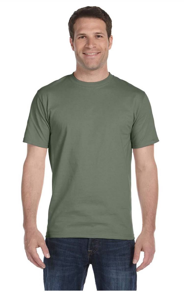 Hanes Mens Beefy T-Shirt Short Sleeve Preshrunk Cotton S-3XL 5180 - Picture 13 of 32