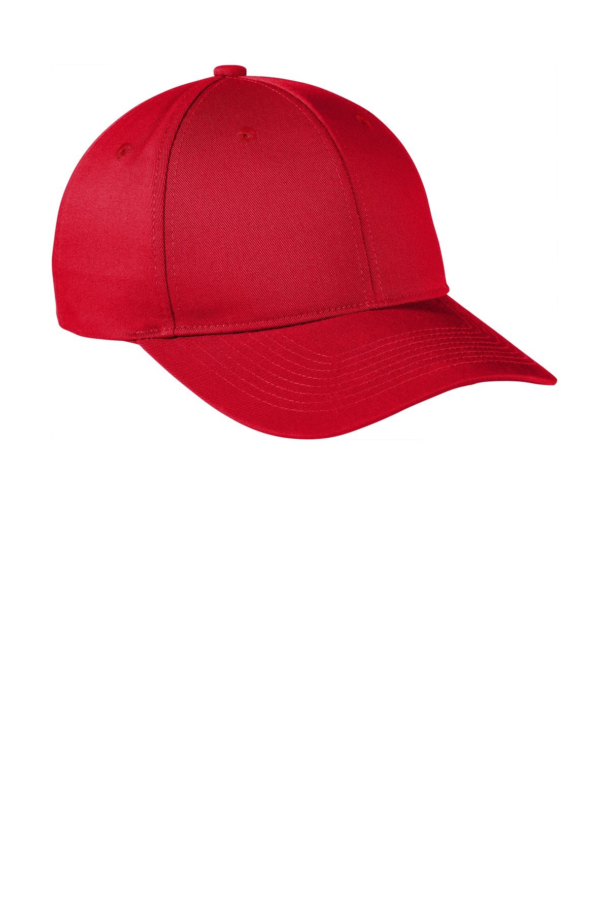 Port Authority Men's Cotton/Polyester Snapback Fine Twill Cap Hat C801 - Picture 12 of 15