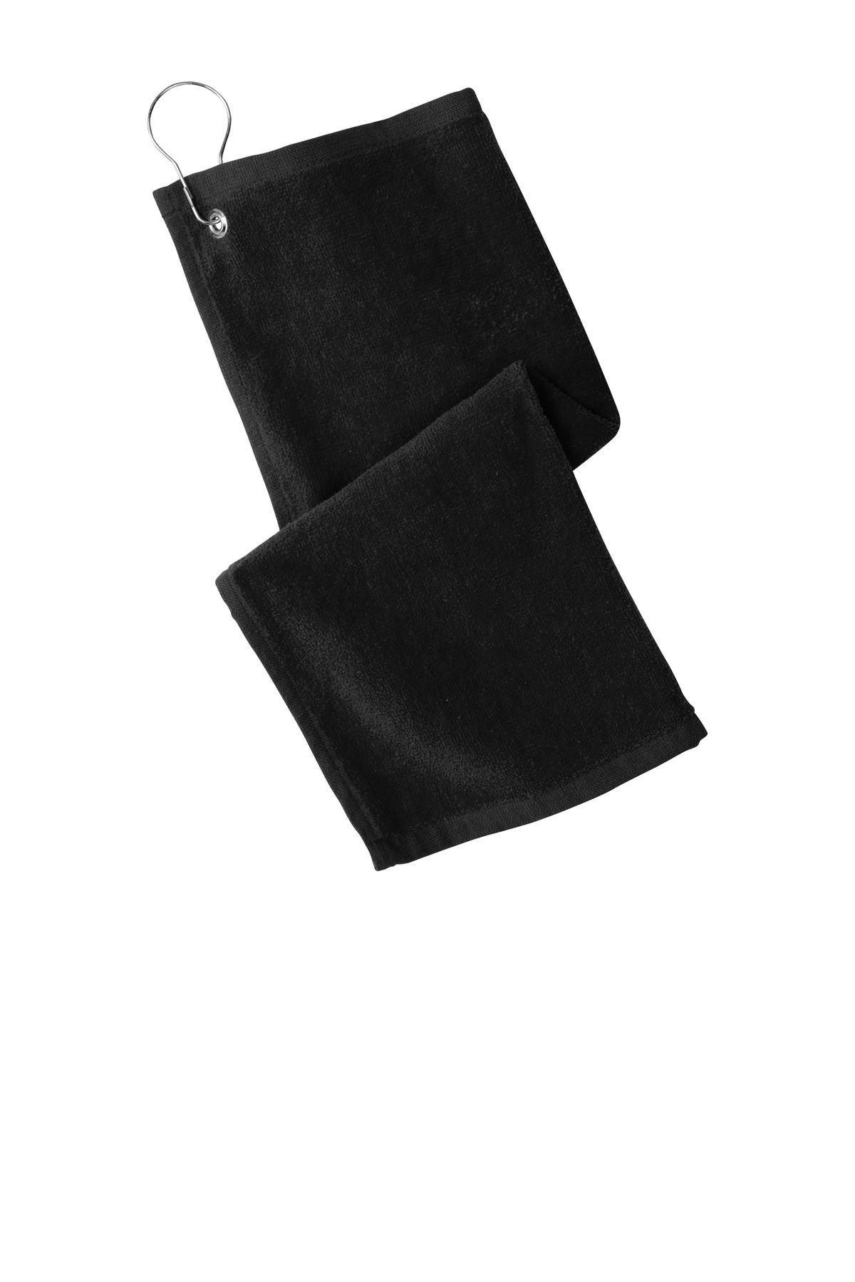 Grommeted 100% Cotton Terry Velour 11x18 Towel Pt400