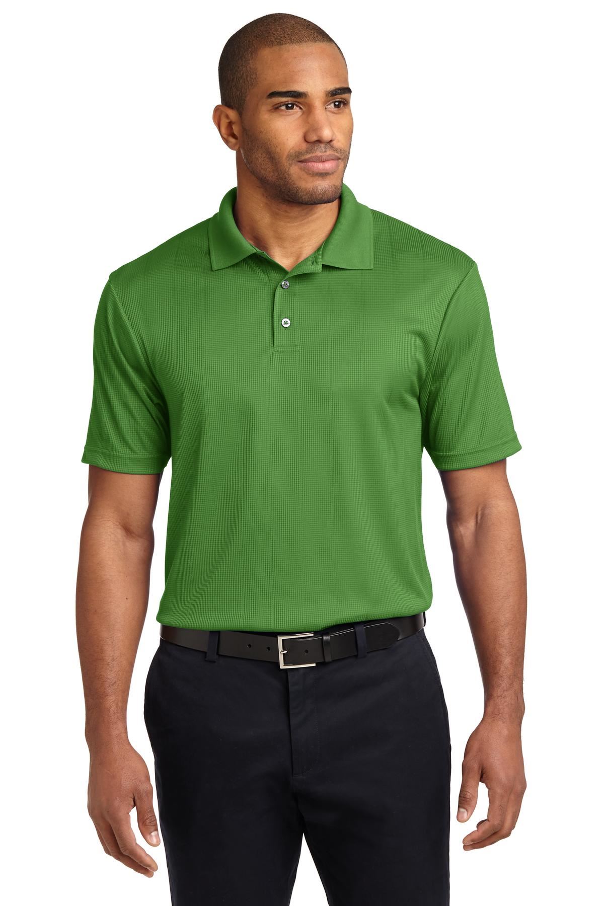 Port Authority Performance Fine Jacquard Polo Shirt K528 - Picture 12 of 14