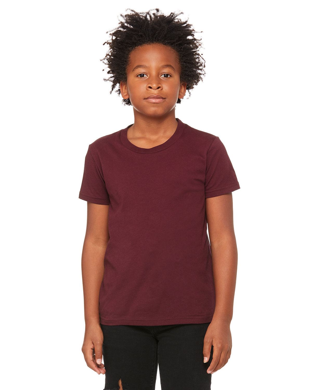 Bella + Canvas Youth Jersey Short-Sleeves Cotton T-Shirt 3001Y - Picture 18 of 41