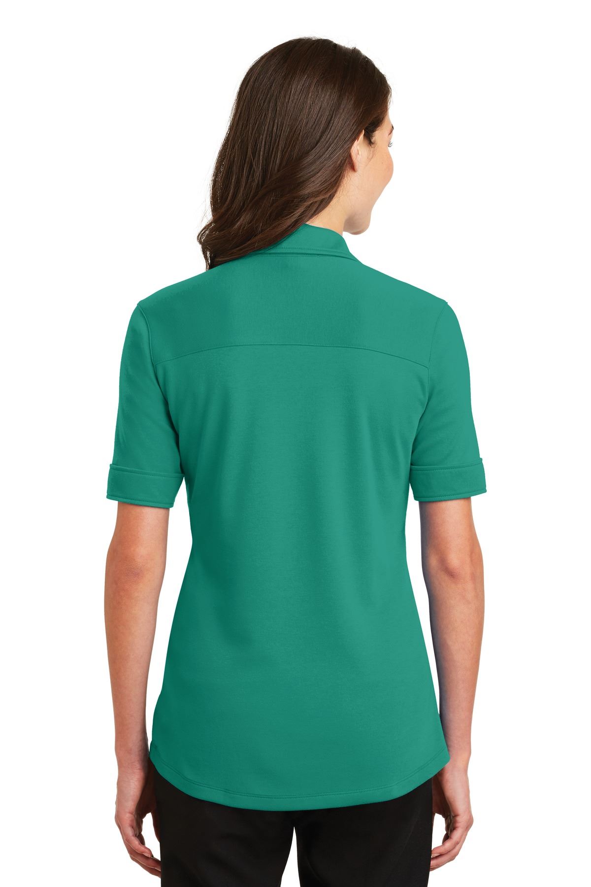 Port Authority Womens Silk Touch Interlock Performance Polo Shirt L5200 - Picture 19 of 21