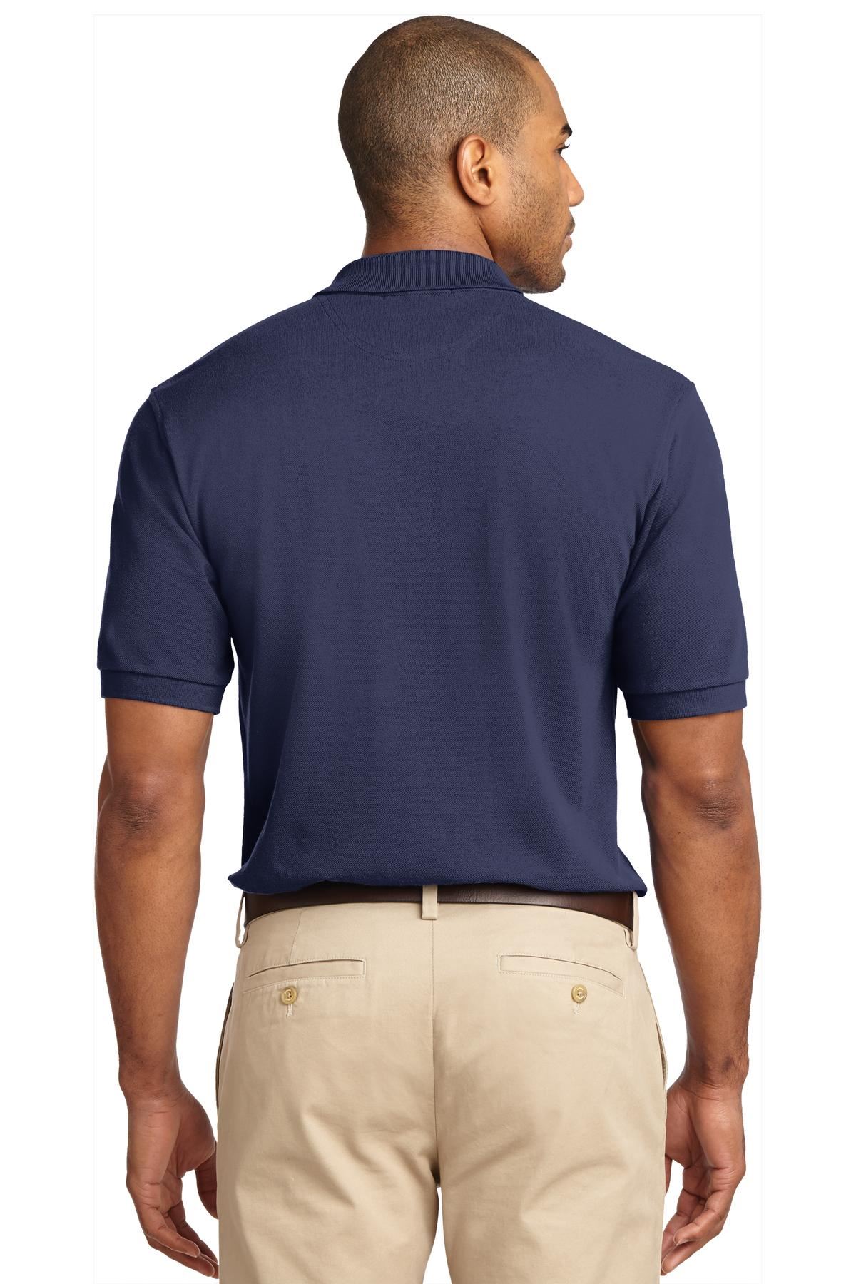 Port Authority Mens Short Sleeve Heavyweight Cotton Pique Polo Shirt K420 - Picture 20 of 42