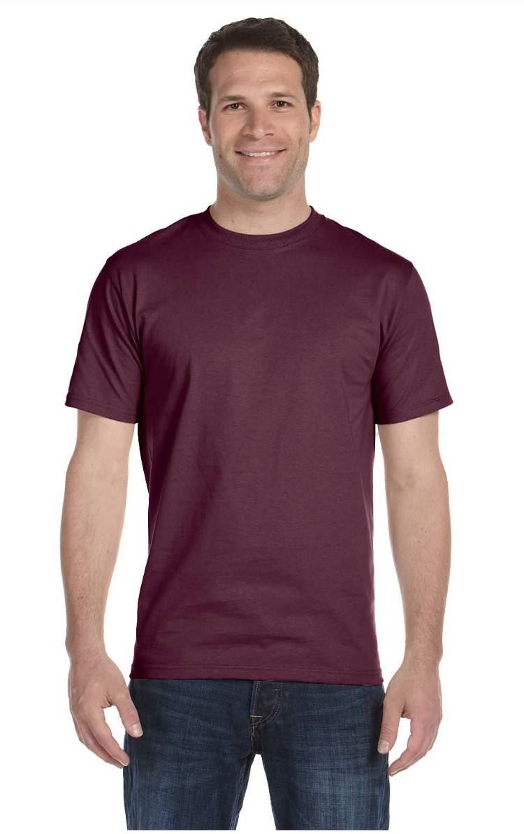 Hanes Mens Beefy T-Shirt Short Sleeve Preshrunk Cotton S-3XL 5180 - Picture 20 of 32