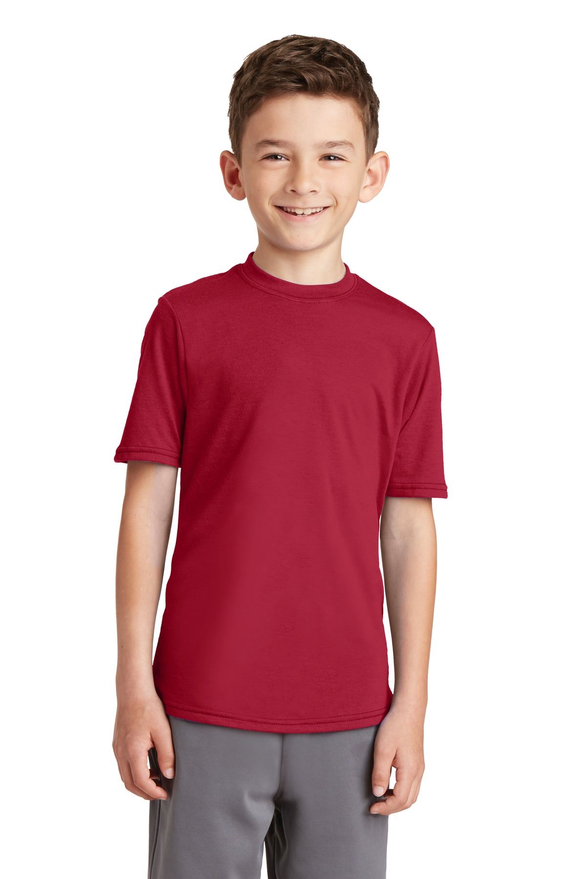 Port & Company Youth Short Sleeve Performance 65/35 Blend T-Shirt PC381Y - Picture 18 of 23