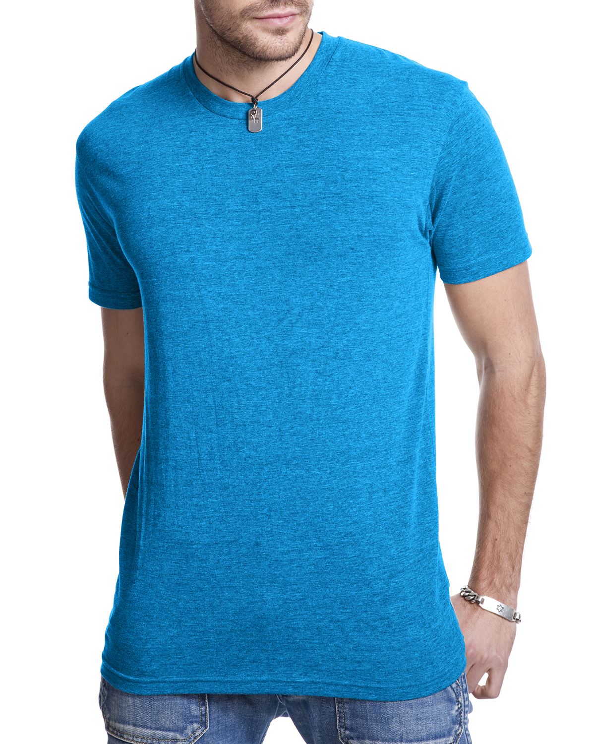 NEW Next Level Men's Premium Fit Triblend Crew T-Shirt M-6010 - Picture 14 of 14