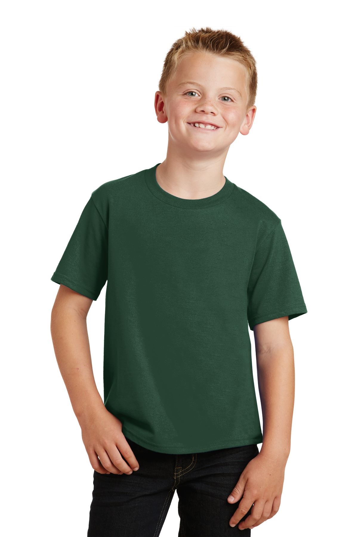 Port & Company Youth Short Sleeve Fan Favorite Crew Neck T-Shirt PC450Y - Picture 25 of 51